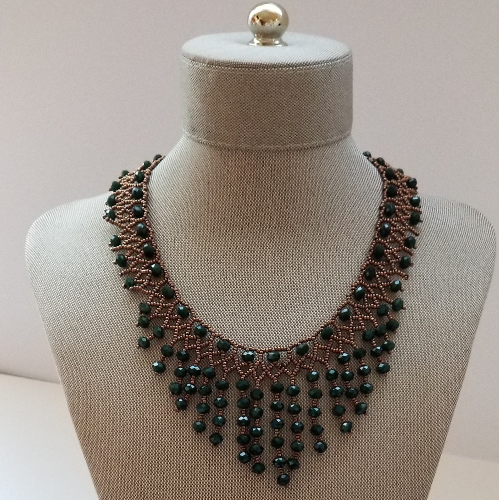 Green Crystal Necklace